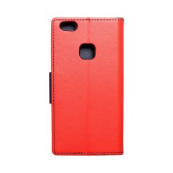 Peněženkové pouzdro Fancy Book červené – Huawei P10 Lite | Levné Kryty | Levné Kryty | Levné Kryty