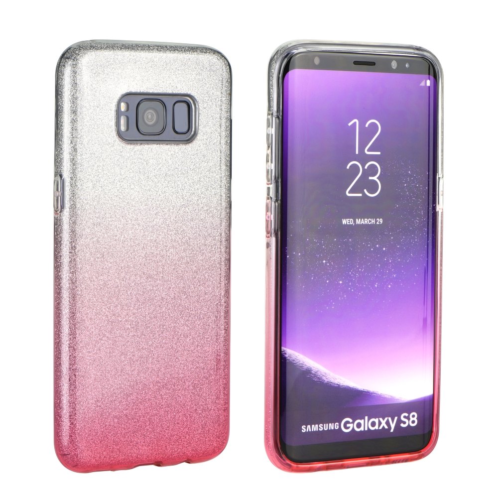 Třpytivý kryt Shining case transparentno-fialový – Sony Xperia XA2 | Levné Kryty | Levné Kryty | Levné Kryty