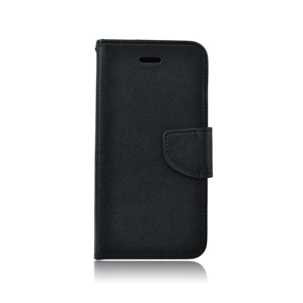 Peněženkové pouzdro Fancy Book černé – Samsung Galaxy J3 2016 | Levné Kryty | Levné Kryty | Levné Kryty