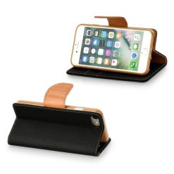 Peněženkové pouzdro Canvas Book černé – Apple iPhone 6/6S | Levné Kryty | Levné Kryty | Levné Kryty