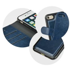 Peněženkové pouzdro Twin 2in1 modré – iPhone 5/5S/SE | Levné Kryty | Levné Kryty | Levné Kryty