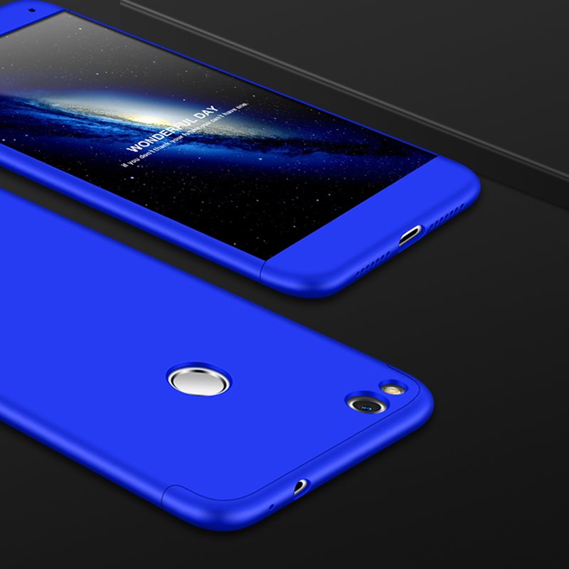 Oboustranné pouzdro 360 Full body protection modré – Huawei P9 Lite 2017 / Huawei P8 Lite 2017 / Honor 8 Lite | Levné Kryty | Levné Kryty | Levné Kryty