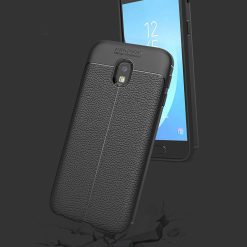 Zadní kryt litchi pattern černý – Samsung Galaxy J5 2017 | Levné Kryty | Levné Kryty | Levné Kryty