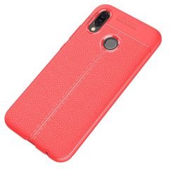 Zadní kryt litchi pattern červený – Huawei P20 Lite | Levné Kryty | Levné Kryty | Levné Kryty