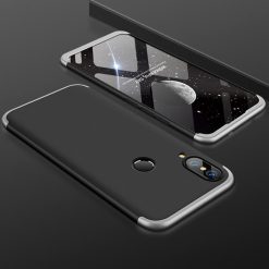 Oboustranné pouzdro 360 Full body protection černo-stříbrné – Huawei P20 Lite | Levné Kryty | Levné Kryty | Levné Kryty
