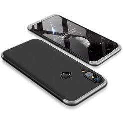 Oboustranné pouzdro 360 Full body protection černo-stříbrné – Huawei P20 Lite | Levné Kryty | Levné Kryty | Levné Kryty