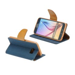 Peněženkové pouzdro Canvas Book modré – Apple iPhone 6/6S | Levné Kryty | Levné Kryty | Levné Kryty