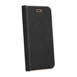 Knižkové puzdro Luna Book čierne – iPhone 6/6S | Levné Kryty