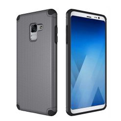 Odolný kryt Light Armor šedý – Samsung Galaxy A8 2018 | Levné Kryty | Levné Kryty | Levné Kryty