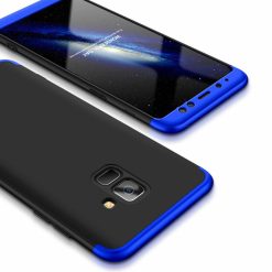 Oboustranné pouzdro 360 Full body protection černo-modré – Samsung Galaxy A8 2018 | Levné Kryty | Levné Kryty | Levné Kryty