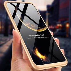 Oboustranné pouzdro 360 Full body protection zlaté – Huawei Mate 20 Lite | Levné Kryty | Levné Kryty | Levné Kryty