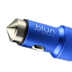 Nabíječka do auta Blun na 2 USB modrá | Levné Kryty | Levné Kryty Nabíjačka do auta Blun na 2 USB modrá | Levné Kryty