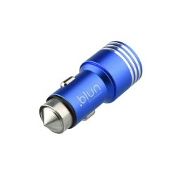 Nabíječka do auta Blun na 2 USB modrá | Levné Kryty | Levné Kryty Nabíjačka do auta Blun na 2 USB modrá | Levné Kryty