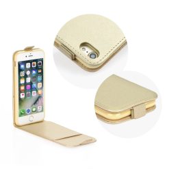 Vyklápěcí flipové pouzdro Flip Flexi zlaté – Apple iPhone 7 / iPhone 8 / iPhone SE 2020 / iPhone SE 2022 | Levné Kryty | Levné Kryty | Levné Kryty