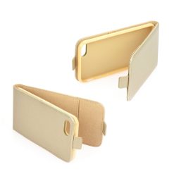 Vyklápěcí flipové pouzdro Flip Flexi zlaté – Apple iPhone 7 / iPhone 8 / iPhone SE 2020 / iPhone SE 2022 | Levné Kryty | Levné Kryty | Levné Kryty