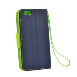 Peněženkové pouzdro Fancy Book modro-limetkové – Apple iPhone X / XS | Levné Kryty | Levné Kryty | Levné Kryty