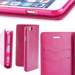 Knížkové pouzdro Magnet Book růžové – iPhone X / XS | Levné Kryty | Levné Kryty | Levné Kryty