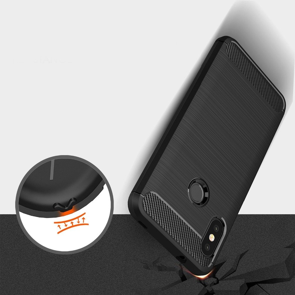 Zadní kryt Carbon černý – Xiaomi Mi A2 | Levné Kryty | Levné Kryty | Levné Kryty