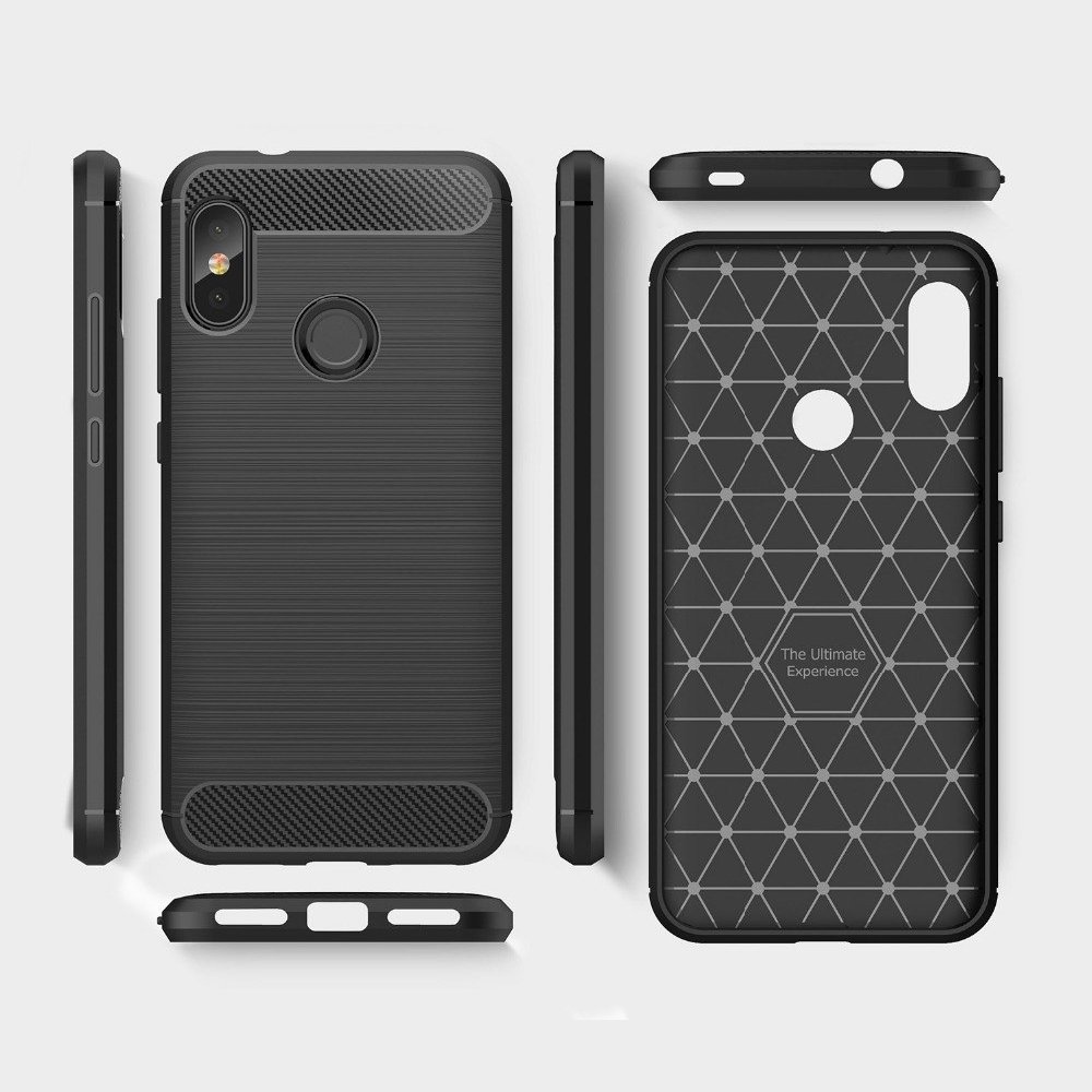 Zadní kryt Carbon černý – Xiaomi Mi A2 | Levné Kryty | Levné Kryty | Levné Kryty