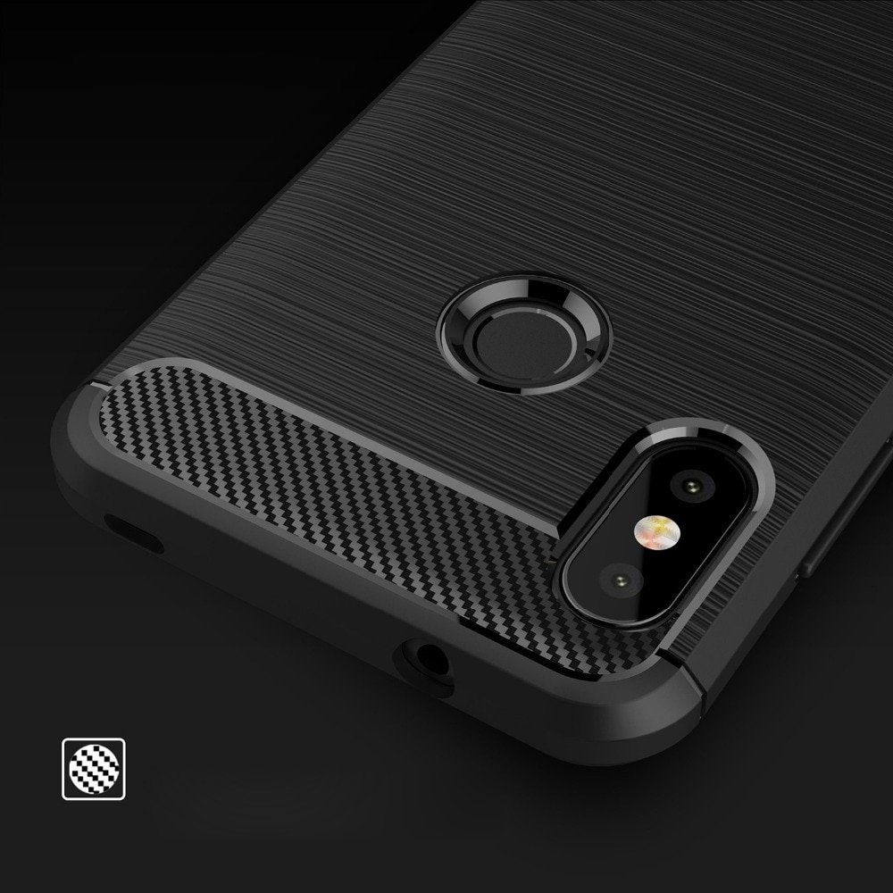 Zadní kryt Carbon černý – Xiaomi Mi A2 | Levné Kryty | Levné Kryty | Levné Kryty