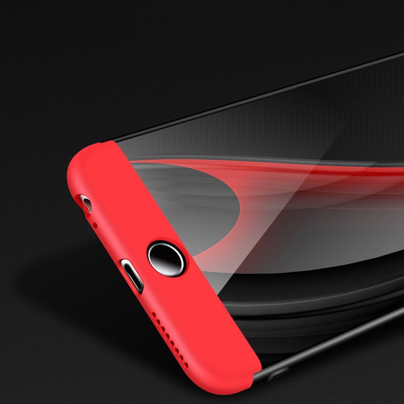 Oboustranné pouzdro 360 Full body protection červeno-černé – iPhone 6 / 6S | Levné Kryty | Levné Kryty | Levné Kryty