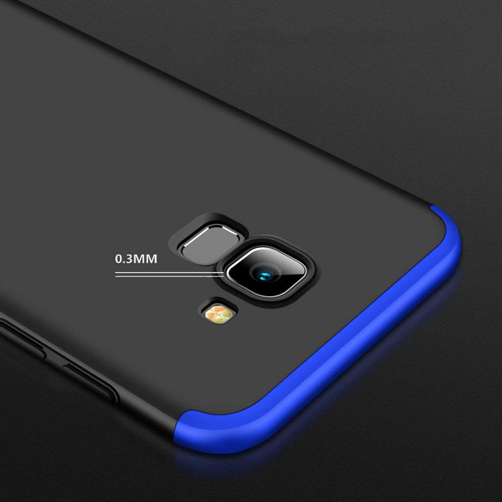 Oboustranné pouzdro 360 Full body protection modro-černé – Samsung Galaxy A6 2018 | Levné Kryty | Levné Kryty | Levné Kryty