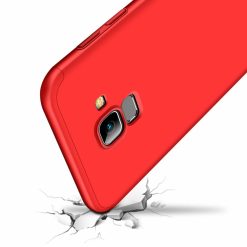 Oboustranné pouzdro 360 Full body protection červené – Samsung Galaxy A6 2018 | Levné Kryty | Levné Kryty | Levné Kryty