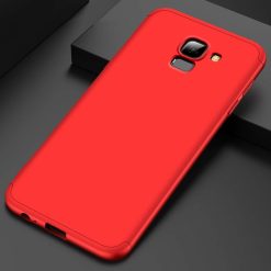 Oboustranné pouzdro 360 Full body protection červené – Samsung Galaxy A6 2018 | Levné Kryty | Levné Kryty | Levné Kryty