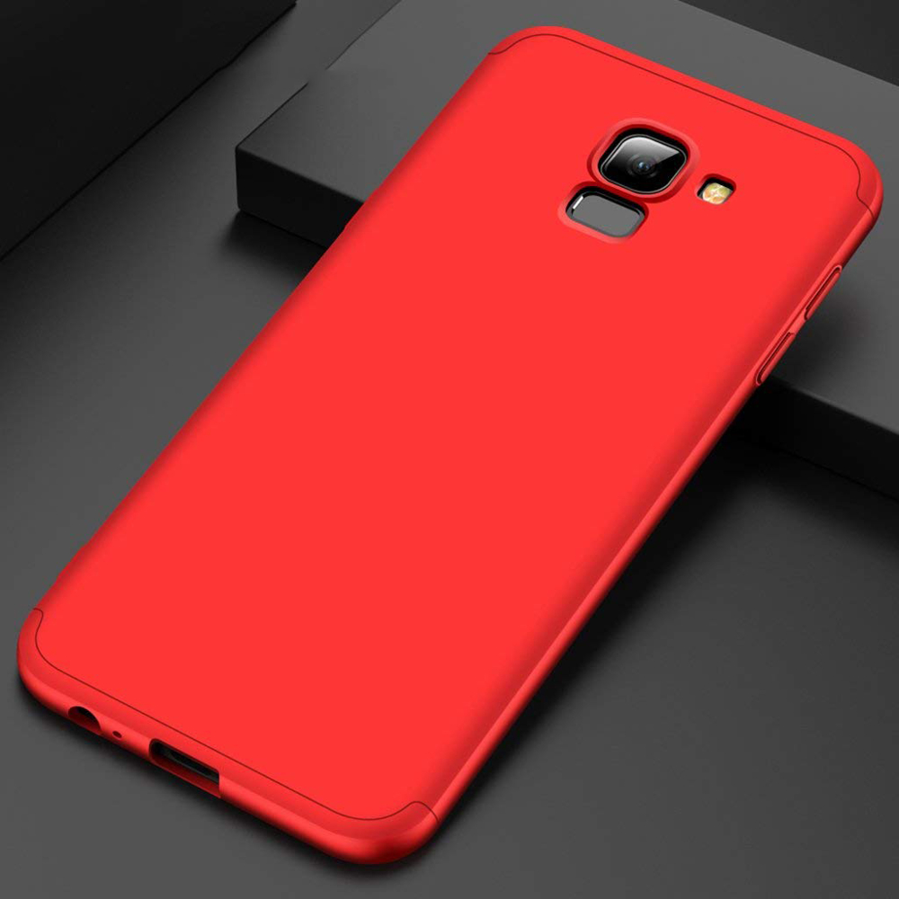 Oboustranné pouzdro 360 Full body protection červené – Samsung Galaxy A6 2018 | Levné Kryty | Levné Kryty | Levné Kryty