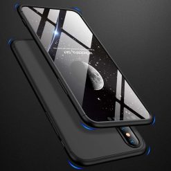 Oboustranné pouzdro 360 Full body protection černé s dírou na Apple logo – iPhone Xr | Levné Kryty | Levné Kryty | Levné Kryty