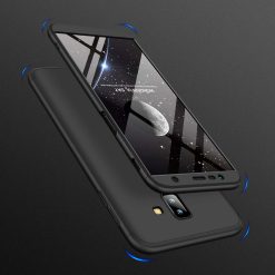 Oboustranné pouzdro 360 Full body protection černé – Samsung Galaxy J6+ (J6 Plus) | Levné Kryty | Levné Kryty | Levné Kryty