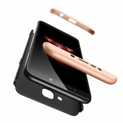 Oboustranné pouzdro 360 Full body protection zlato-černé – Samsung Galaxy J4+ (J4 Plus) | Levné Kryty | Levné Kryty | Levné Kryty