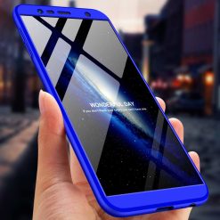 Oboustranné pouzdro 360 Full body protection modré – Samsung Galaxy J6+ (J6 Plus) | Levné Kryty | Levné Kryty | Levné Kryty