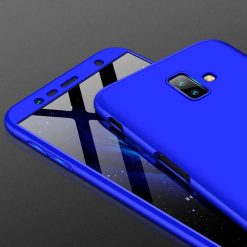 Oboustranné pouzdro 360 Full body protection modré – Samsung Galaxy J6+ (J6 Plus) | Levné Kryty | Levné Kryty | Levné Kryty
