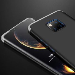 Oboustranné pouzdro 360 Full body protection stříbrno-černé – Huawei Mate 20 Pro | Levné Kryty | Levné Kryty | Levné Kryty
