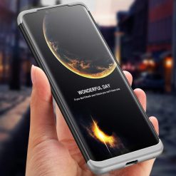 Oboustranné pouzdro 360 Full body protection stříbrno-černé – Huawei Mate 20 Pro | Levné Kryty | Levné Kryty | Levné Kryty