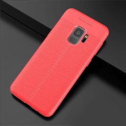 Zadní kryt litchi pattern červený – Samsung Galaxy S9 | Levné Kryty | Levné Kryty | Levné Kryty