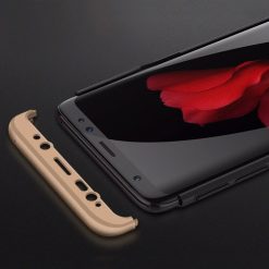 Oboustranné pouzdro 360 Full body protection černo-zlaté – Samsung Galaxy S9 | Levné Kryty | Levné Kryty | Levné Kryty
