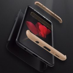 Oboustranné pouzdro 360 Full body protection černo-zlaté – Samsung Galaxy S9 | Levné Kryty | Levné Kryty | Levné Kryty
