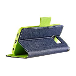Peněženkové pouzdro Fancy Book modro-limetkové – Samsung Galaxy S9 | Levné Kryty | Levné Kryty | Levné Kryty