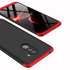 Oboustranné pouzdro 360 Full body protection červeno-černé – Xiaomi Pocophone F1 | Levné Kryty | Levné Kryty | Levné Kryty