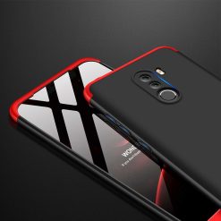 Oboustranné pouzdro 360 Full body protection červeno-černé – Xiaomi Pocophone F1 | Levné Kryty | Levné Kryty | Levné Kryty