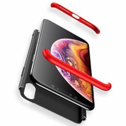 Ochranný kryt 360 Protection červeno-černý – iPhone Xs Max | Levné Kryty | Levné Kryty | Levné Kryty
