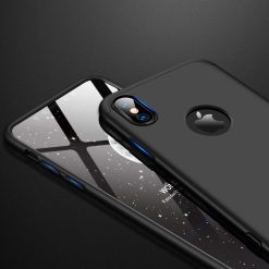 Oboustranné pouzdro 360 Full body protection černé – iPhone Xs Max | Levné Kryty | Levné Kryty | Levné Kryty