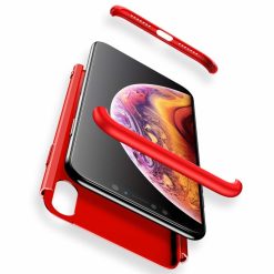 Alternative view of Ochranný kryt 360 Protection červený – iPhone Xs Max