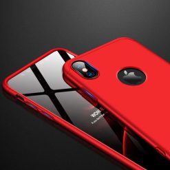 Ochranný kryt 360 Protection červený – iPhone Xs Max | Levné Kryty | Levné Kryty | Levné Kryty