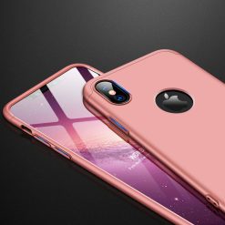 Ochranný kryt 360 Protection růžový – iPhone Xs Max | Levné Kryty | Levné Kryty | Levné Kryty