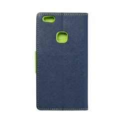 Peněženkové pouzdro Fancy Book modro-limetkové – Huawei P10 Lite | Levné Kryty | Levné Kryty | Levné Kryty