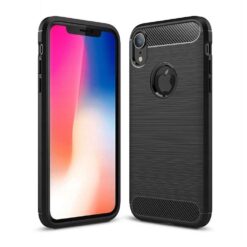 Zadní kryt Carbon černý – Apple iPhone Xr