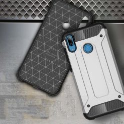 Odolný kryt Hybrid Armor stříbrný – Huawei Y6 2019 | Levné Kryty | Levné Kryty | Levné Kryty